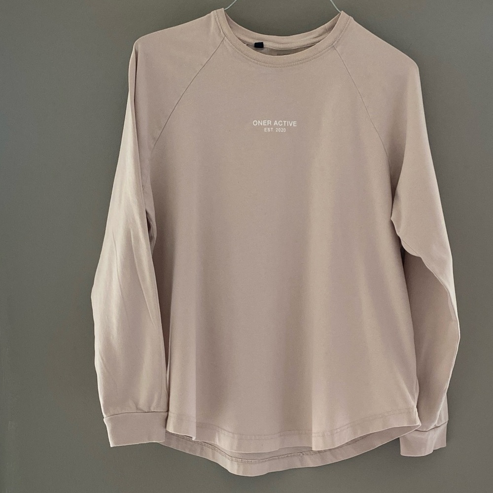 Oner Active Beige Long Sleeve Tee
